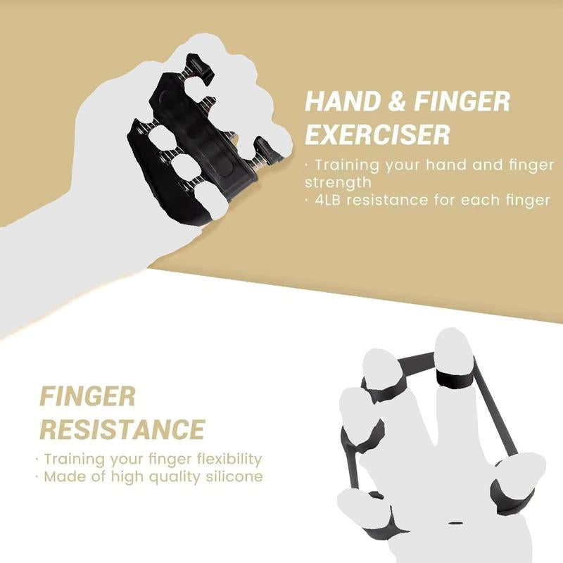 Adjustable Hand Grip Strengthener Kit