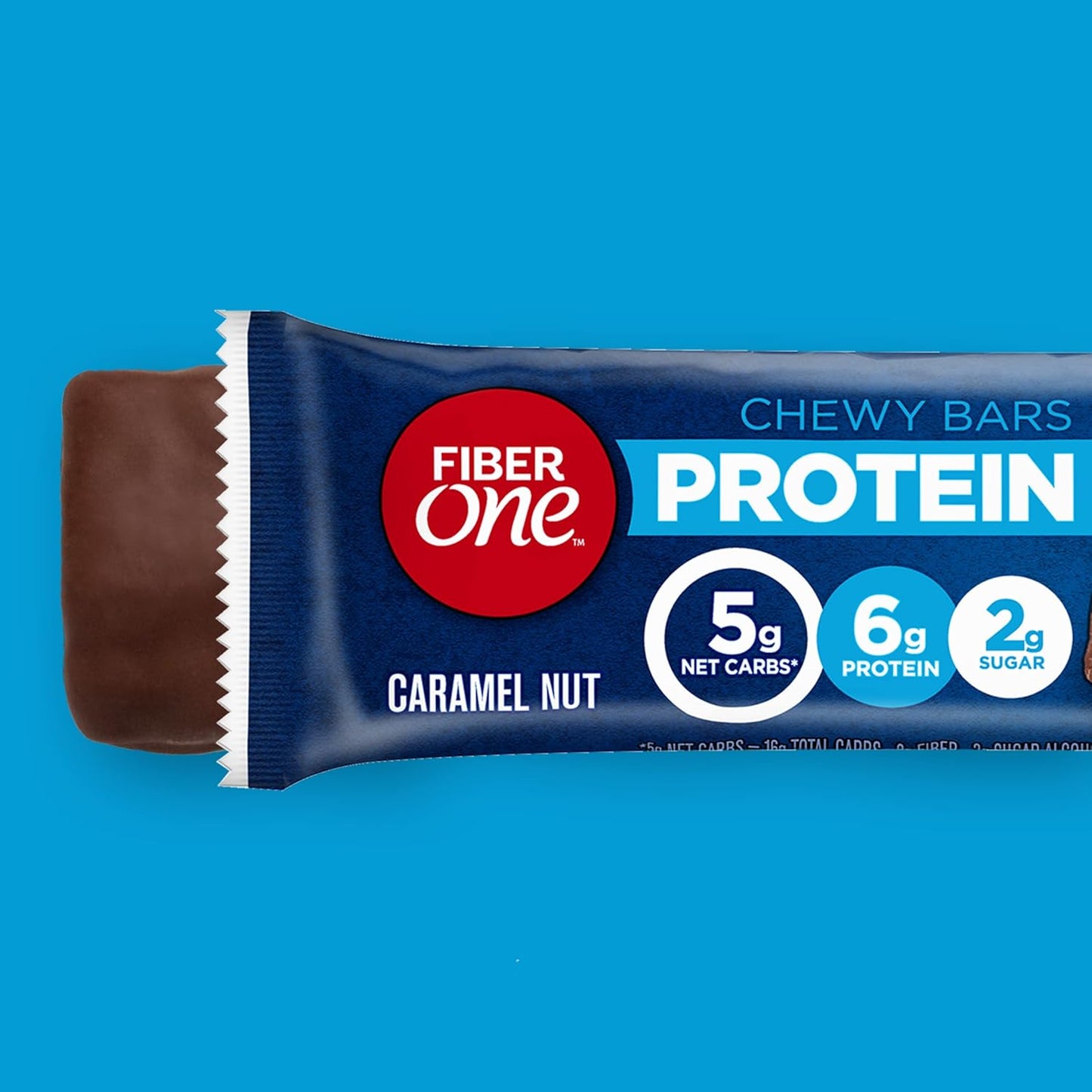 Chewy Protein Bars Caramel Nut 5 Ct