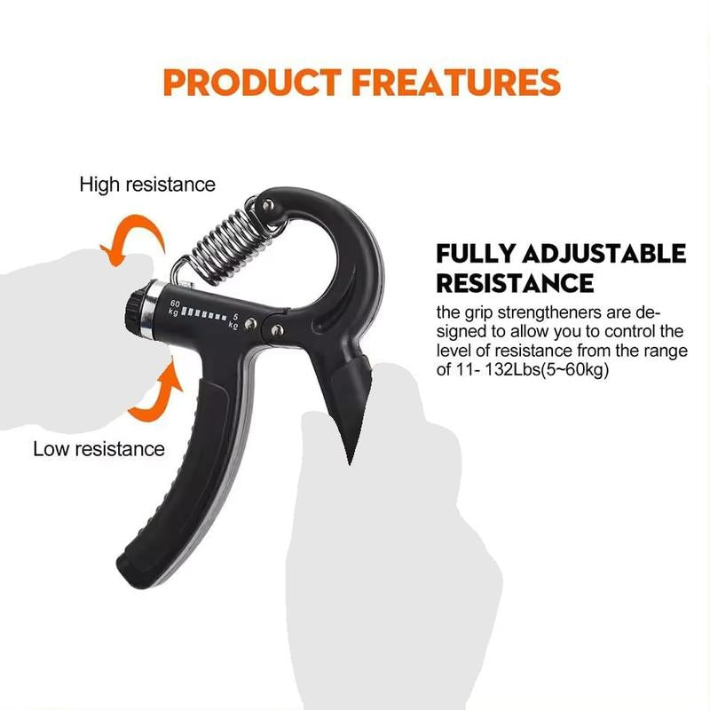 Adjustable Hand Grip Strengthener Kit